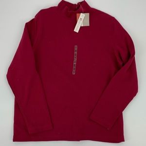 Croft& Barrow Women's Career Sportsware Spice Berry Turtleneck